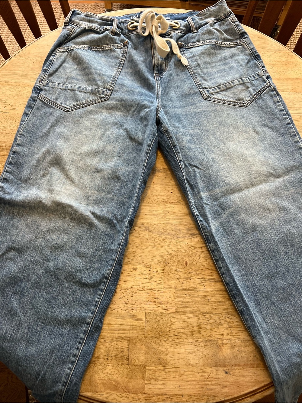 torrid Blue Drawstring Soft Relaxed Jeans